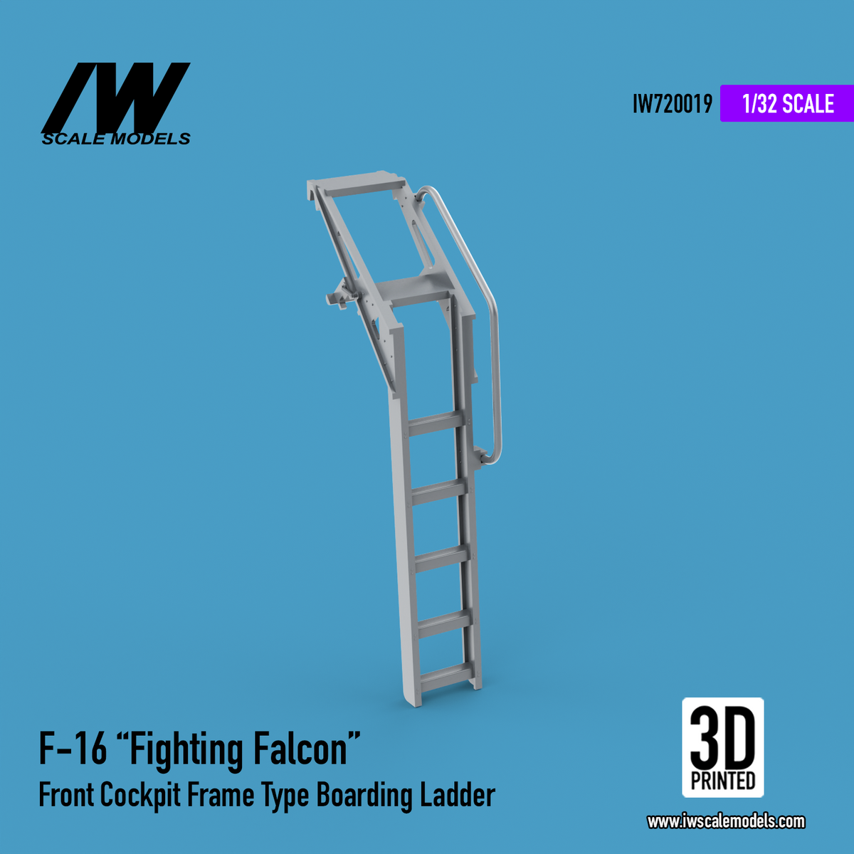 F-16 Front Cockpit Frame Type Boarding Ladder (1/32)