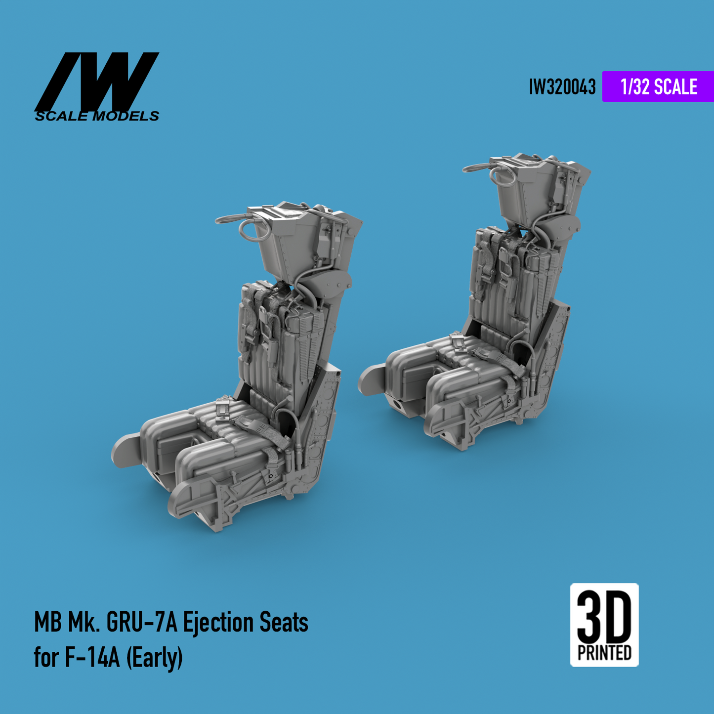 F-14A MB Mk GRU-7A Ejection Seats "Early" (1/32)
