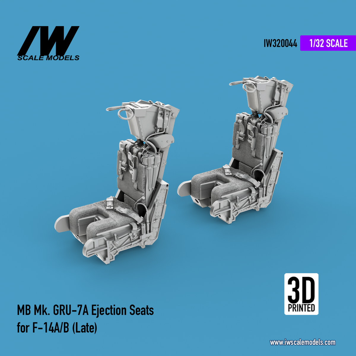 F-14A MB Mk GRU-7A Ejection Seats "Late" (1/32)