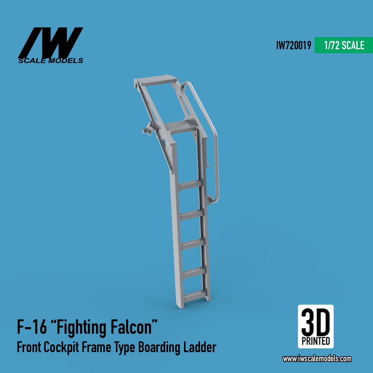 F-16 Front Cockpit Frame Type Boarding Ladder (1/72)