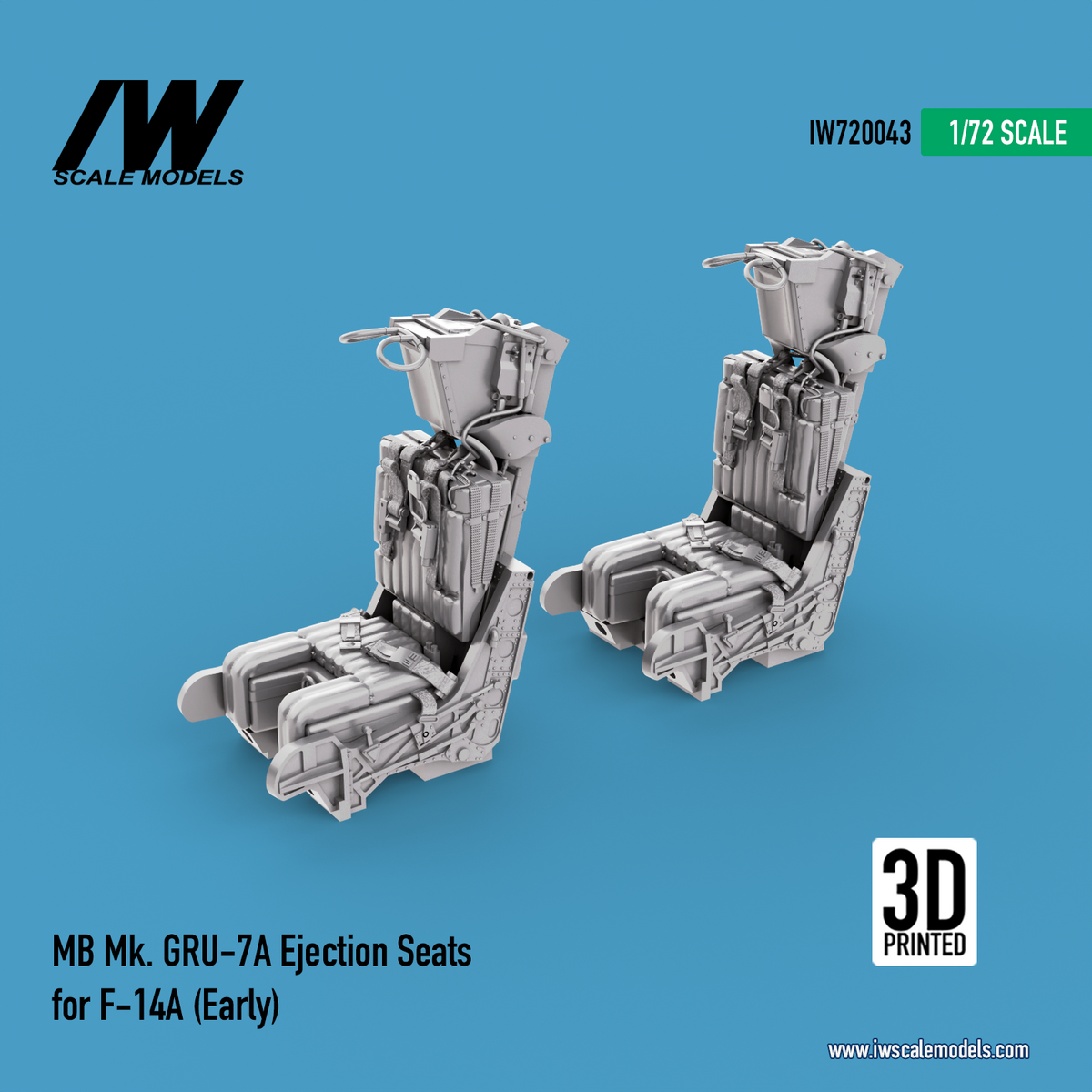 F-14A MB Mk GRU-7A Ejection Seats "Early" (1/72)
