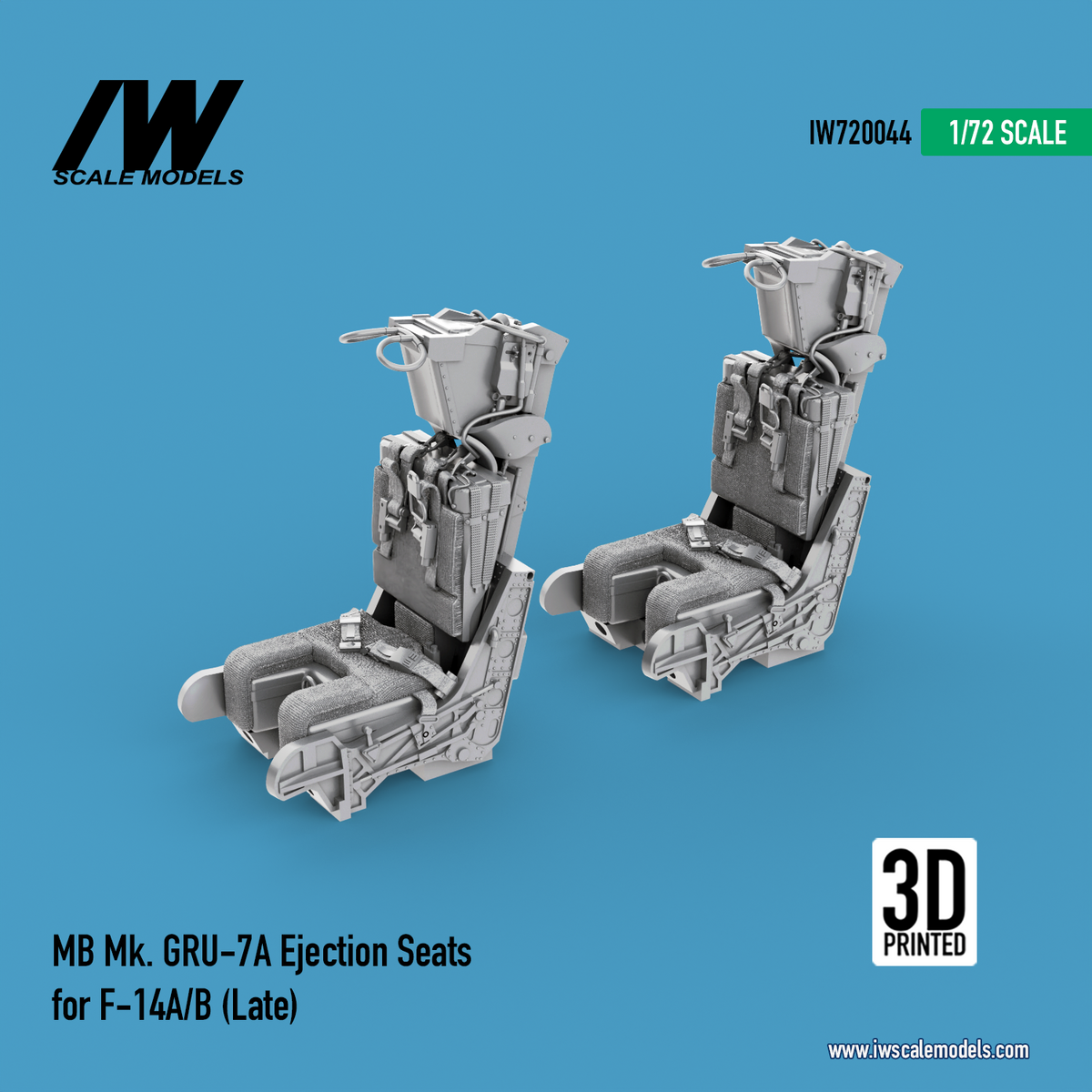 F-14A MB Mk GRU-7A Ejection Seats "Late" (1/72)