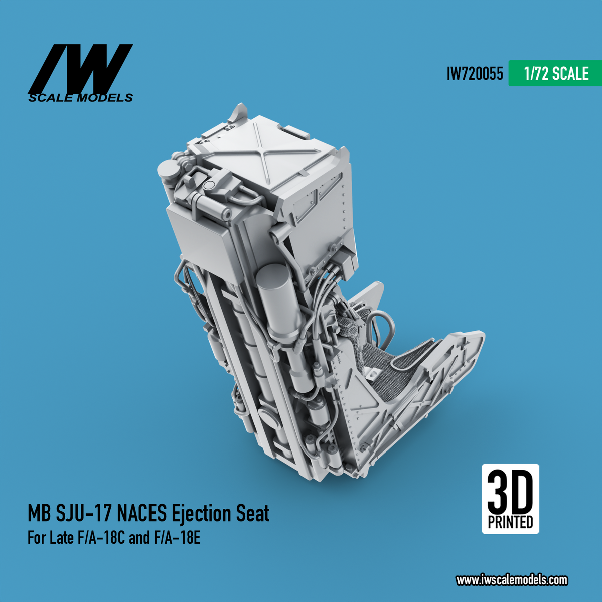 MB SJU-17 NACES Ejection Seat For Late F/A-18C and F/A-18E Super Hornet (1/72)
