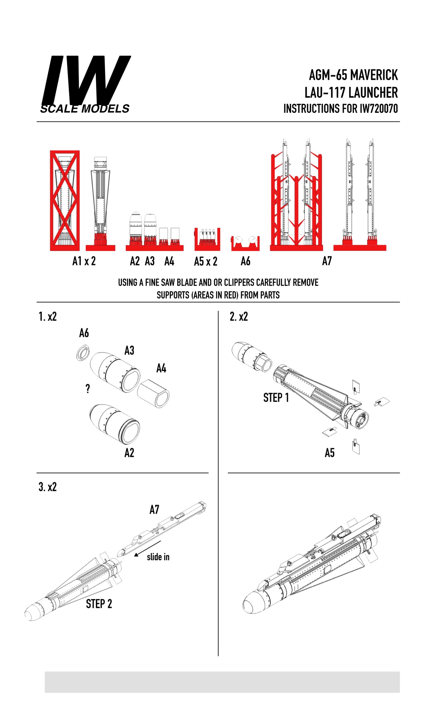 AGM-65 Maverick LAU-117 Launcher (1/72)