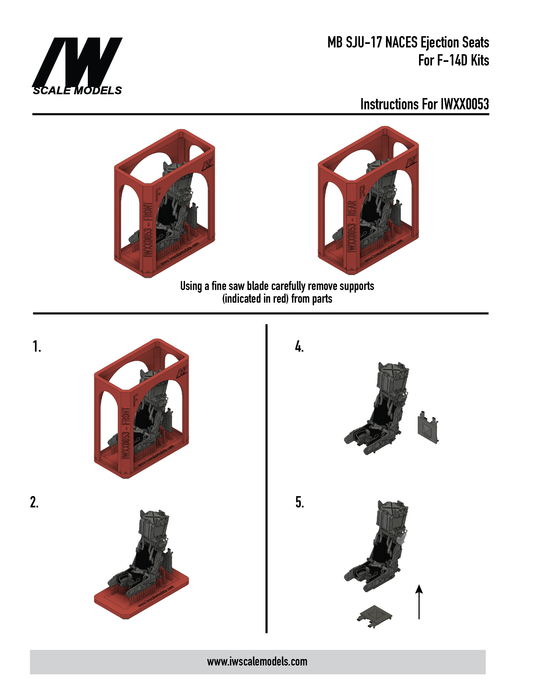 F-14D MB SJU-17 NACES Ejection Seats (1/32)