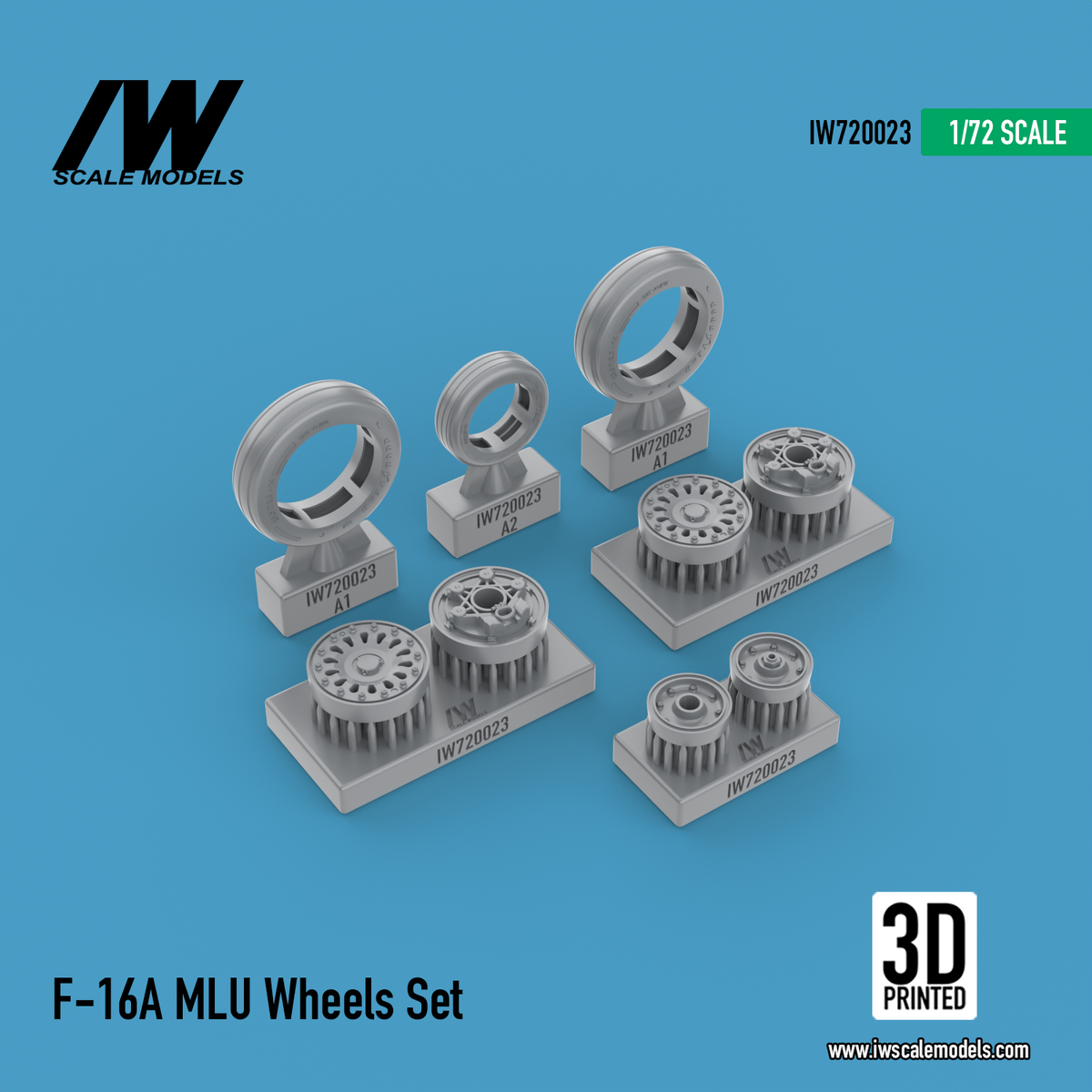 F-16A MLU Wheels (1/72)
