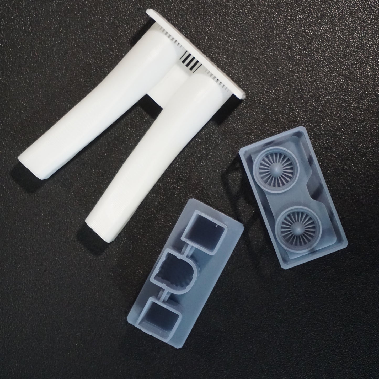 F-15 Intake Ducts / F100 "Fan Faces" for GWH Kit (1/72)