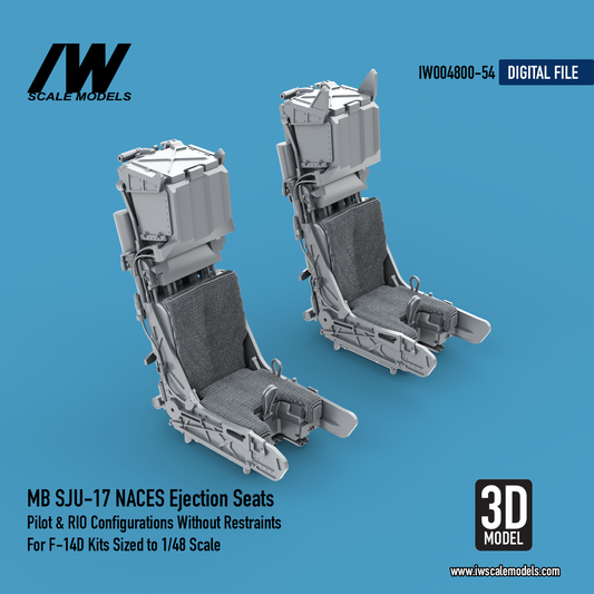 F-14D MB SJU-17 NACES Ejection Seats Without Restraints (Digital File)