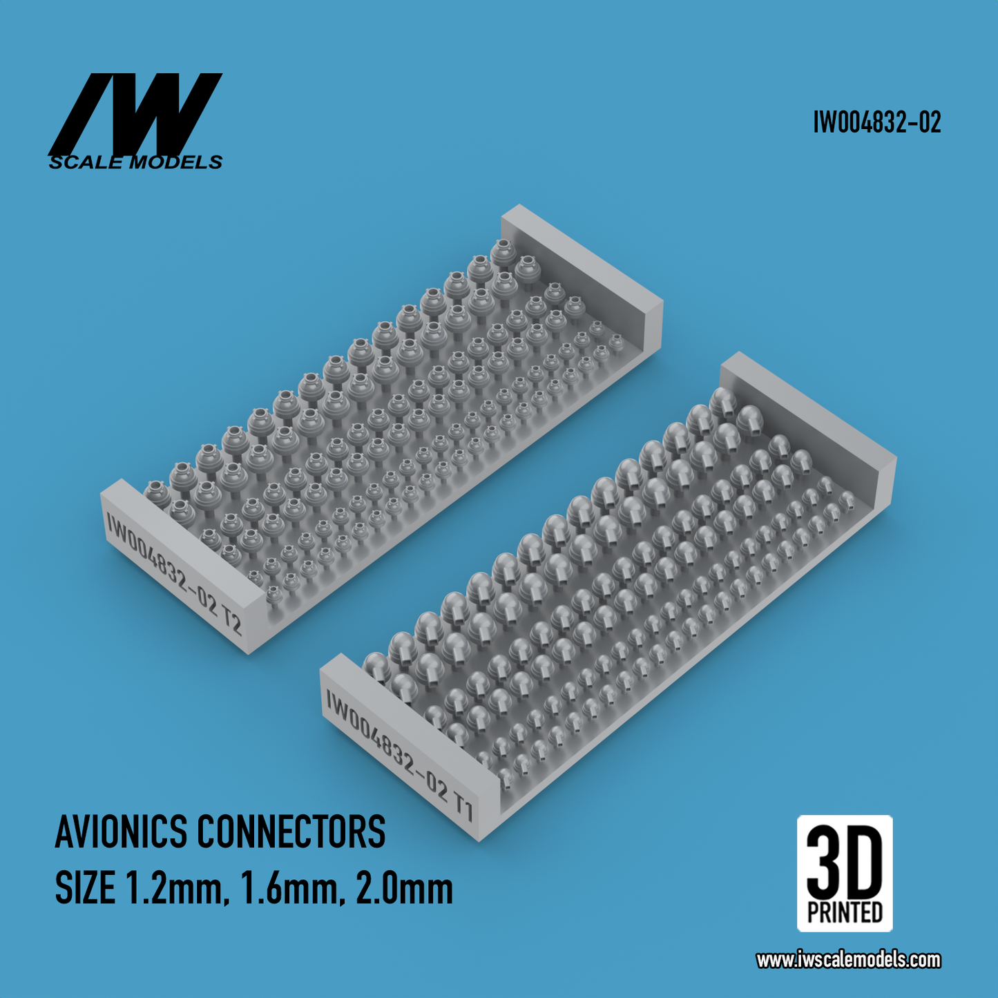 Avionics Connectors 1.2mm, 1.6mm, 2.0mm (Digital File)