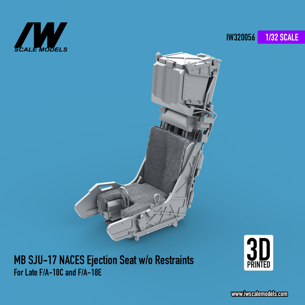 MB SJU-17 NACES Ejection Seat Without Restraints For Late F/A-18C and F/A-18E Super Hornet (1/32)