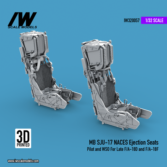 MB SJU-17 NACES Ejection Seats For Late F/A-18D and F/A-18F Super Hornet (1/32)