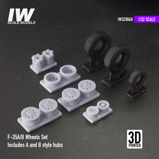 F-35A/B Wheels Set (1/32)