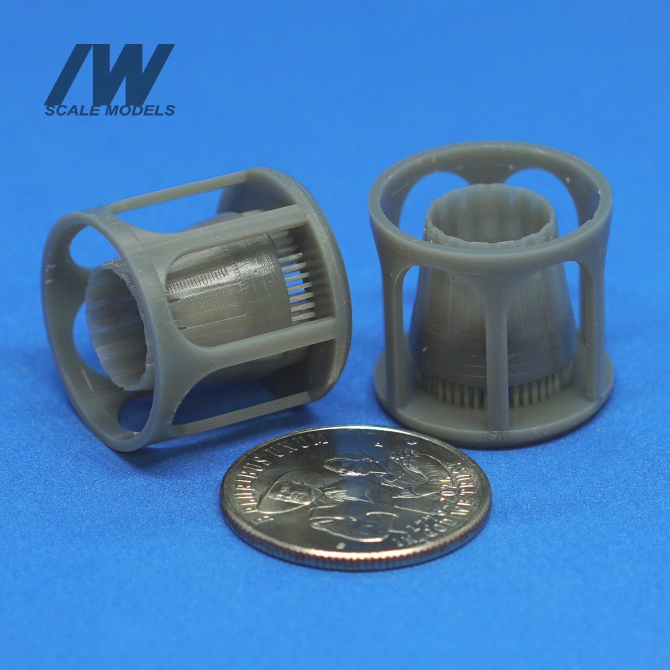 F-15 F100 Open Exhaust Nozzle "Feathered" for GWH Kit (1/72)