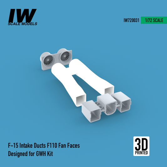 F-15 Intake Ducts / F110 "Fan Faces" for GWH Kit (1/72)