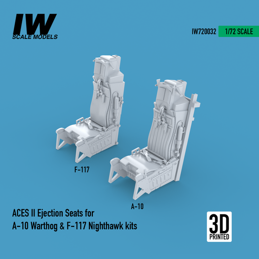 A-10 Warthog & F-117 Nighthawk ACES II Ejection Seats (1/72)
