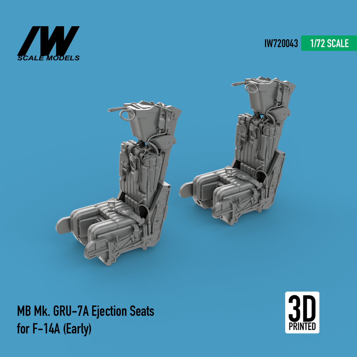F-14A MB Mk GRU-7A Ejection Seats "Early" (1/72)