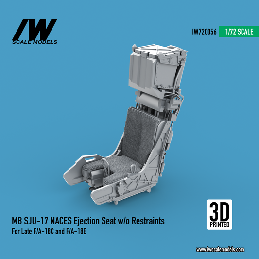 MB SJU-17 NACES Ejection Seat Without Restraints For Late F/A-18C and F/A-18E Super Hornet (1/72)