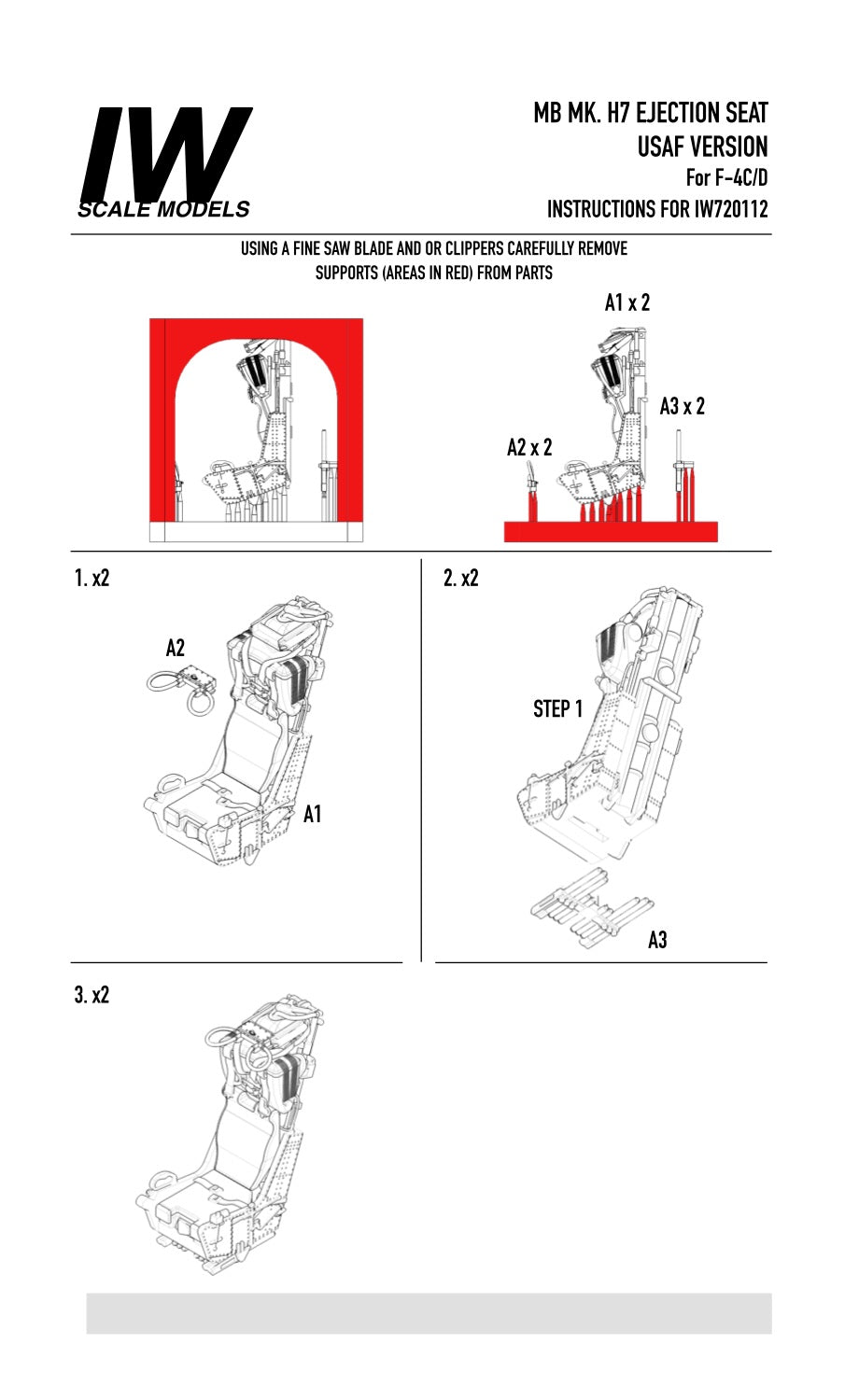 F-4 MB Mk H-7 Ejection Seat (1/72)