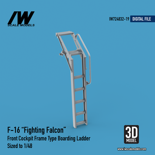 F-16 Front Cockpit Frame Type Boarding Ladder (Digital File)