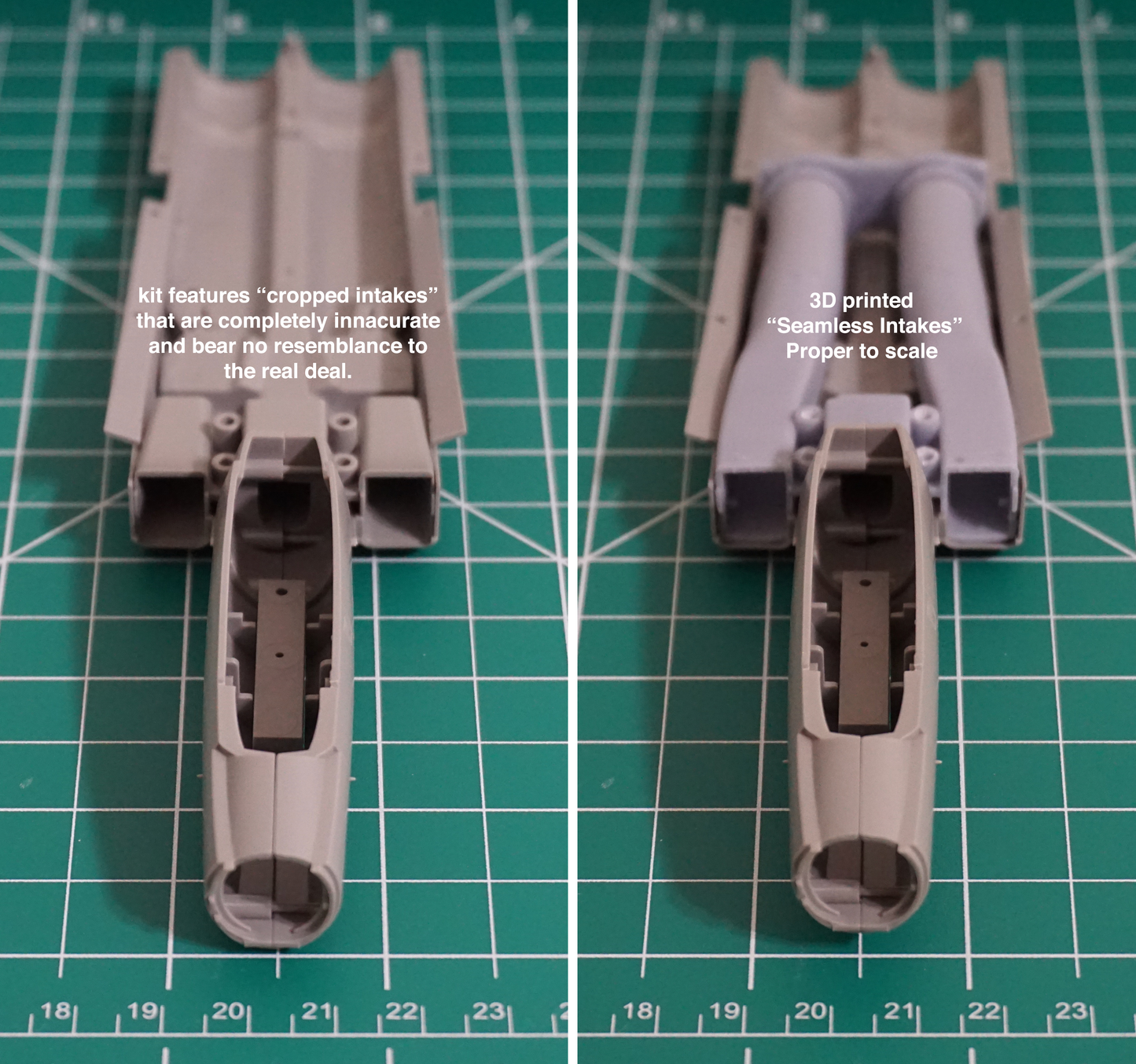 F-15 Intake Ducts / F100 "Fan Faces" for GWH Kit (1/72)